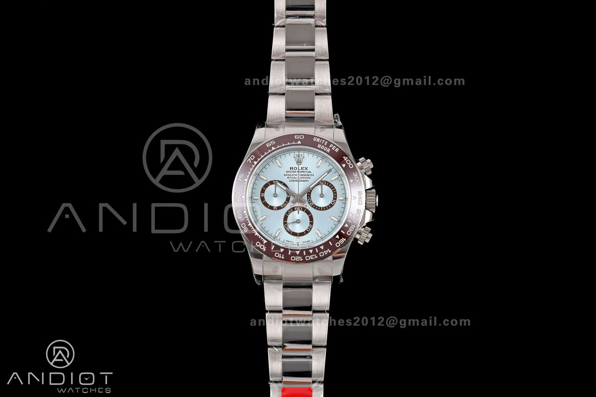 Daytona 126506 VSF 1:1 Best Edition 904L Steel Ice Blue Stick Dial on SS Bracelet DD4802